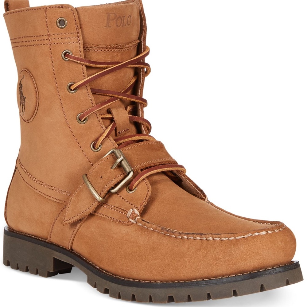 Men’s Tan Polo Boots